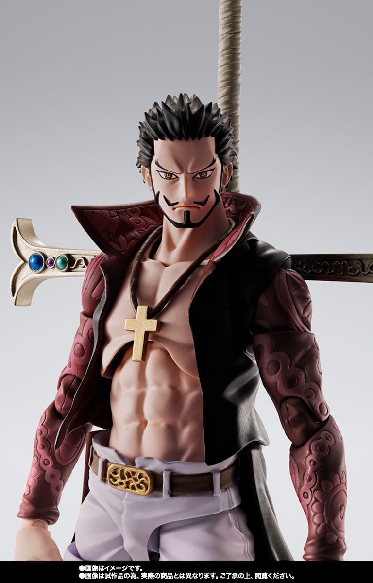 S.H.Figuarts One Piece: Dracule Mihawk - Hawkeye - (Premium Bandai Exclusive) Action Figure