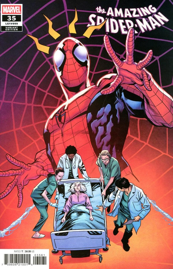 Amazing Spider-Man #35 Francesco Manna Classified Foreshadow Variant