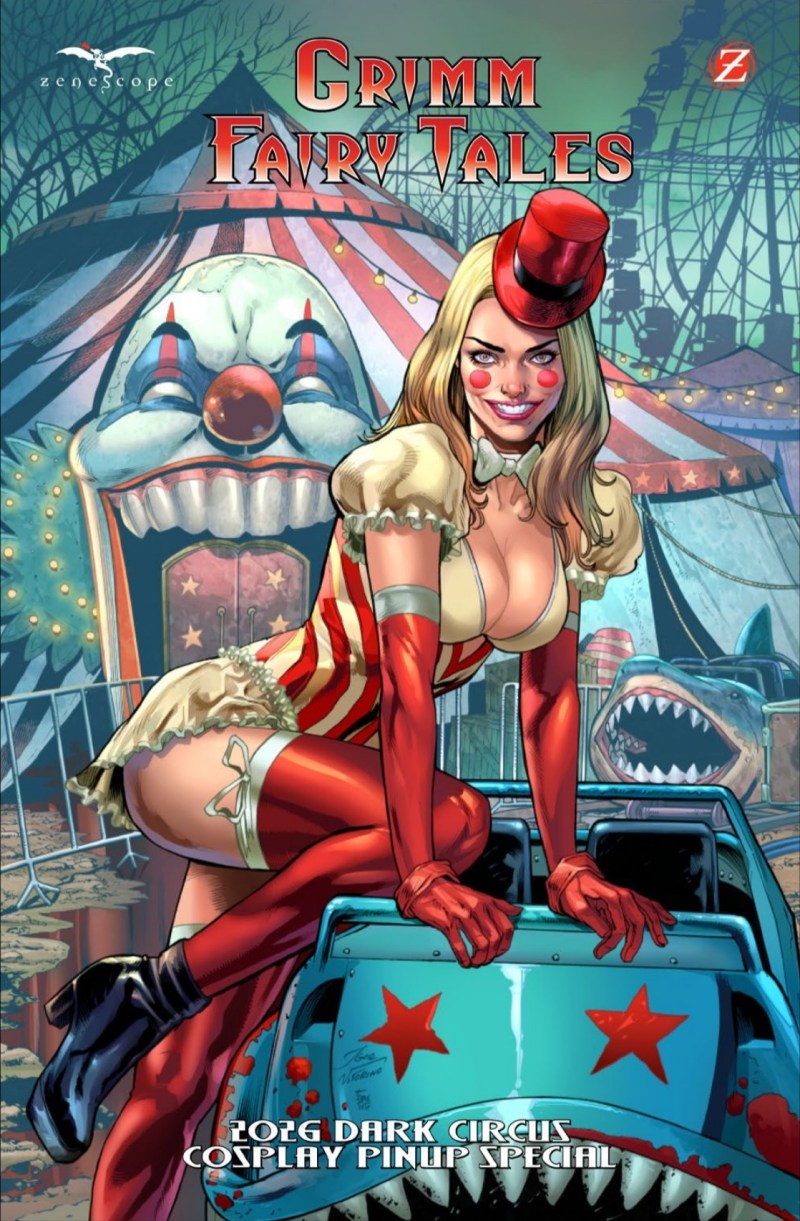 Grimm Fairy Tales: 2026 Dark Circus Cosplay Pinup Special #1 Cover A Igor Vitorino