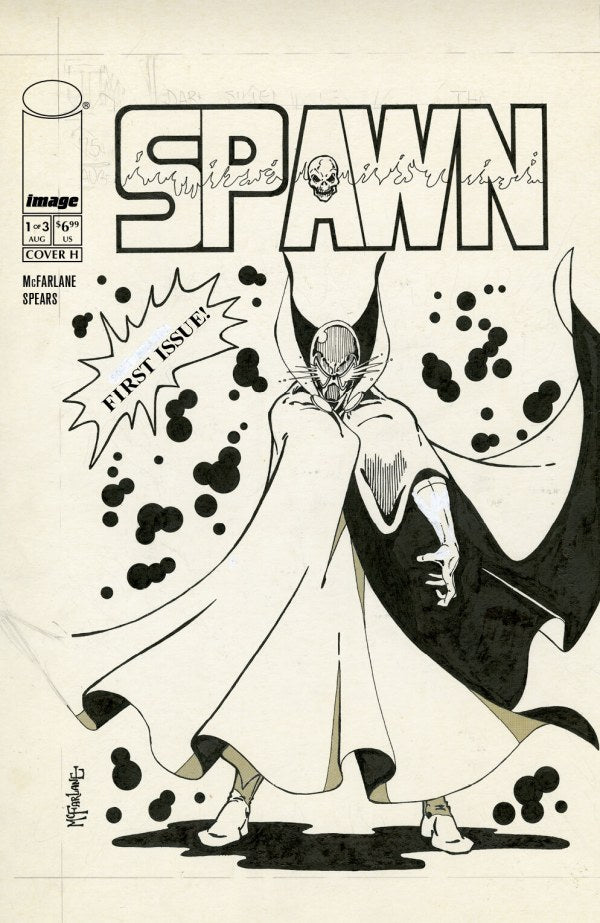 Spawn 77 #1 Cover H Inc 1:100 Todd McFarlane Original 1977 Variant [NM-]