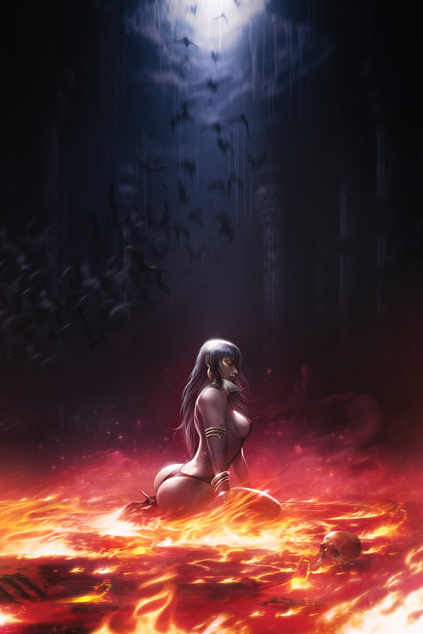 Vampirella Armageddon #7 Cover E Francesco Mattina Metal Full Art Cover Variant