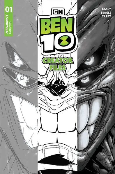 Ben 10 #1 Creator Files (One Shot) Cover G Inc 1:5 Cormac Hughes Line Art Variant