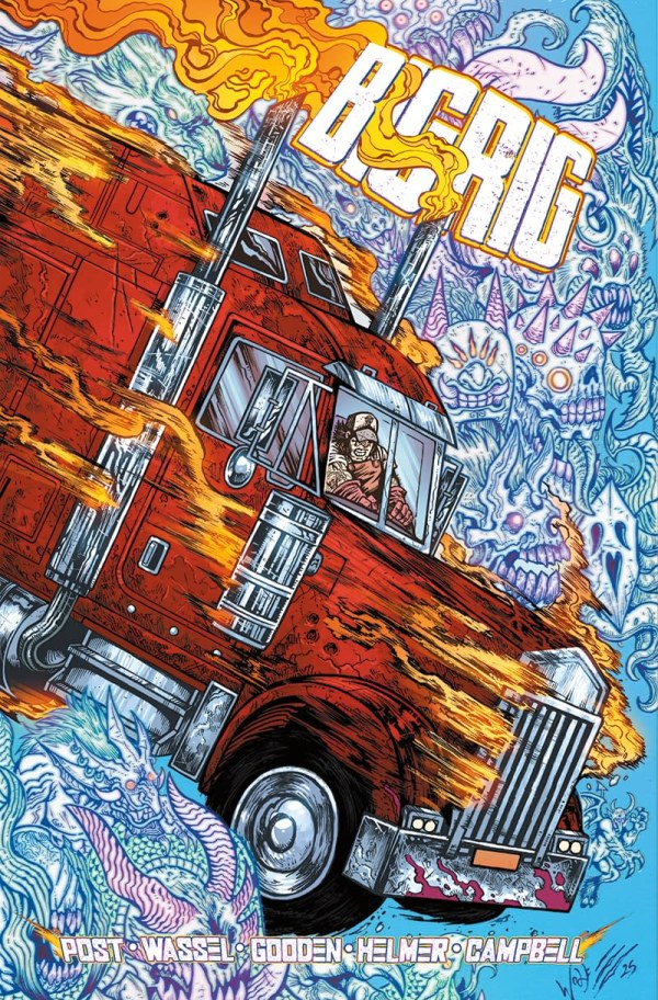 Post Malone's Big Rig #1 Cover B Maria Wolf Variant