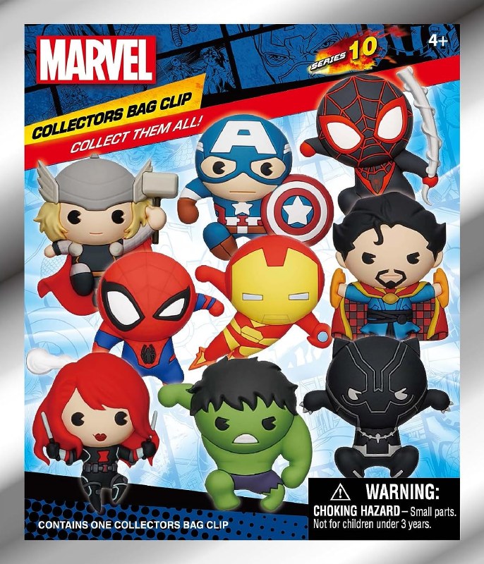 3D FOAM BAG CLIP MARVEL SERIES 10