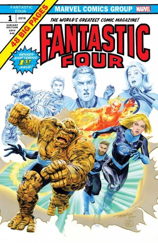 Fantastic Four #1 Gotham Central Exclusive Mike Mayhew Variant