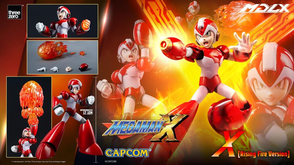 Mega Man X MDLX Mega Man (Rising Fire Edition) 1/12 Scale Action Figure
