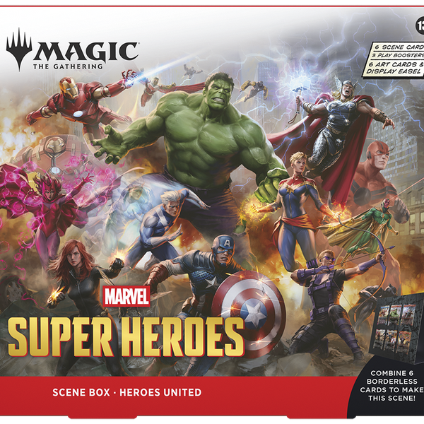 MTG MARVEL SUPER HEROES SCENE BOXES