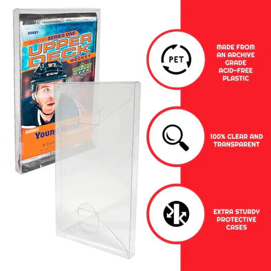 Evoretro - 10-Pack 0.35mm Single Booster Pack Protector