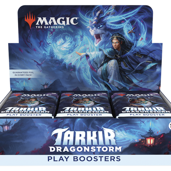 Magic: The Gathering Tarkir: Dragonstorm Play Booster Box - 30 Boosters, Foils, Rare Cards Magic: The Gathering Tarkir: Dragonstorm Play Booster Box - 30 Boosters, Foils, Rare Cards