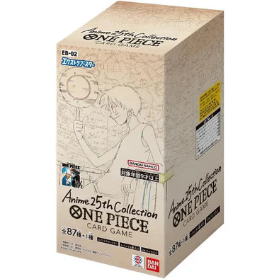 One Piece Card Game - EB02 - Anime 25th Collection Extra Booster 02 Japanese Booster Box