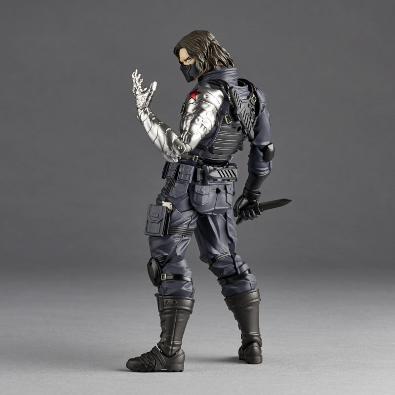 Revoltech Amazing Yamaguchi Bucky Barnes Captain America: The Winter Soldier Action Figure