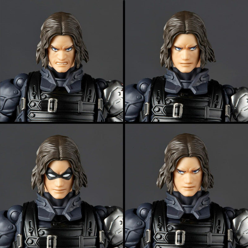 Revoltech Amazing Yamaguchi Bucky Barnes Captain America: The Winter Soldier Action Figure
