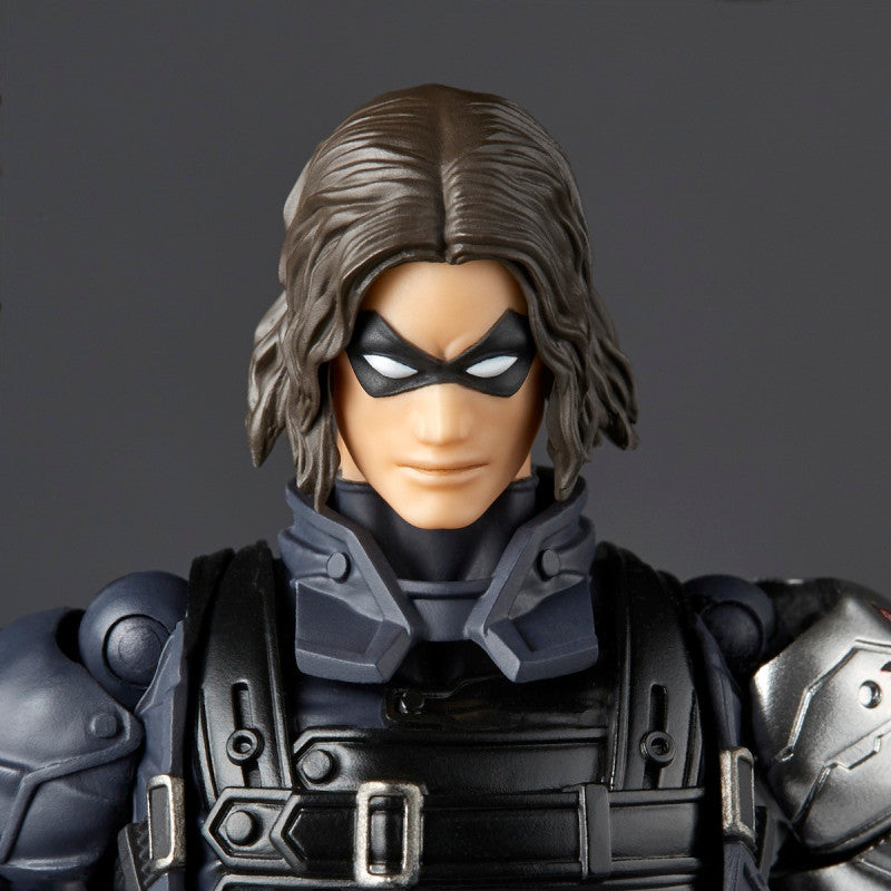 Revoltech Amazing Yamaguchi Bucky Barnes Captain America: The Winter Soldier Action Figure