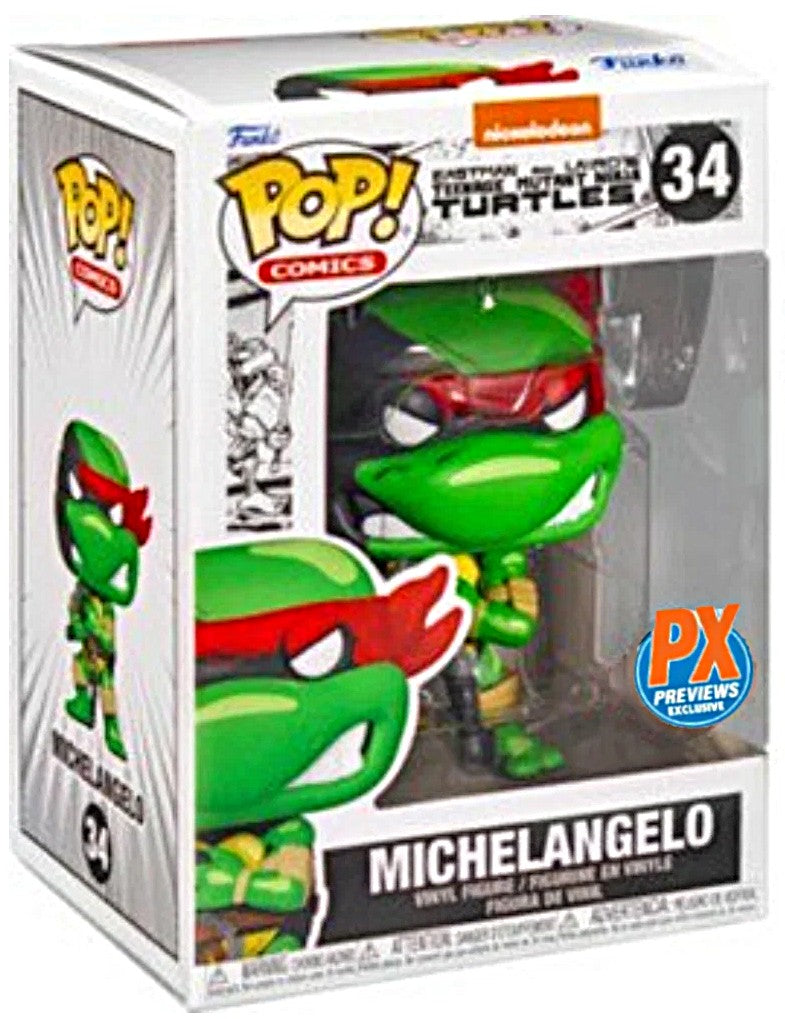 Pop! Comics: Nickelodeon Teenage Mutant Ninja Turtles Michelangelo (Previews Exclusive) Vinyl Figure