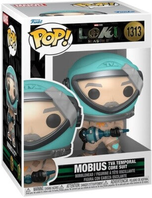Pop! Marvel Loki Season 2 Mobius (TVA Temporal Core Suit) Vinyl Figure
