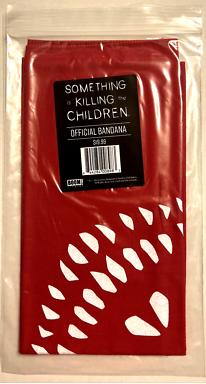 Something is Killing the Children: Official Bandana (Red) - Signed by James Tynion IV & Werther Dell'Edera