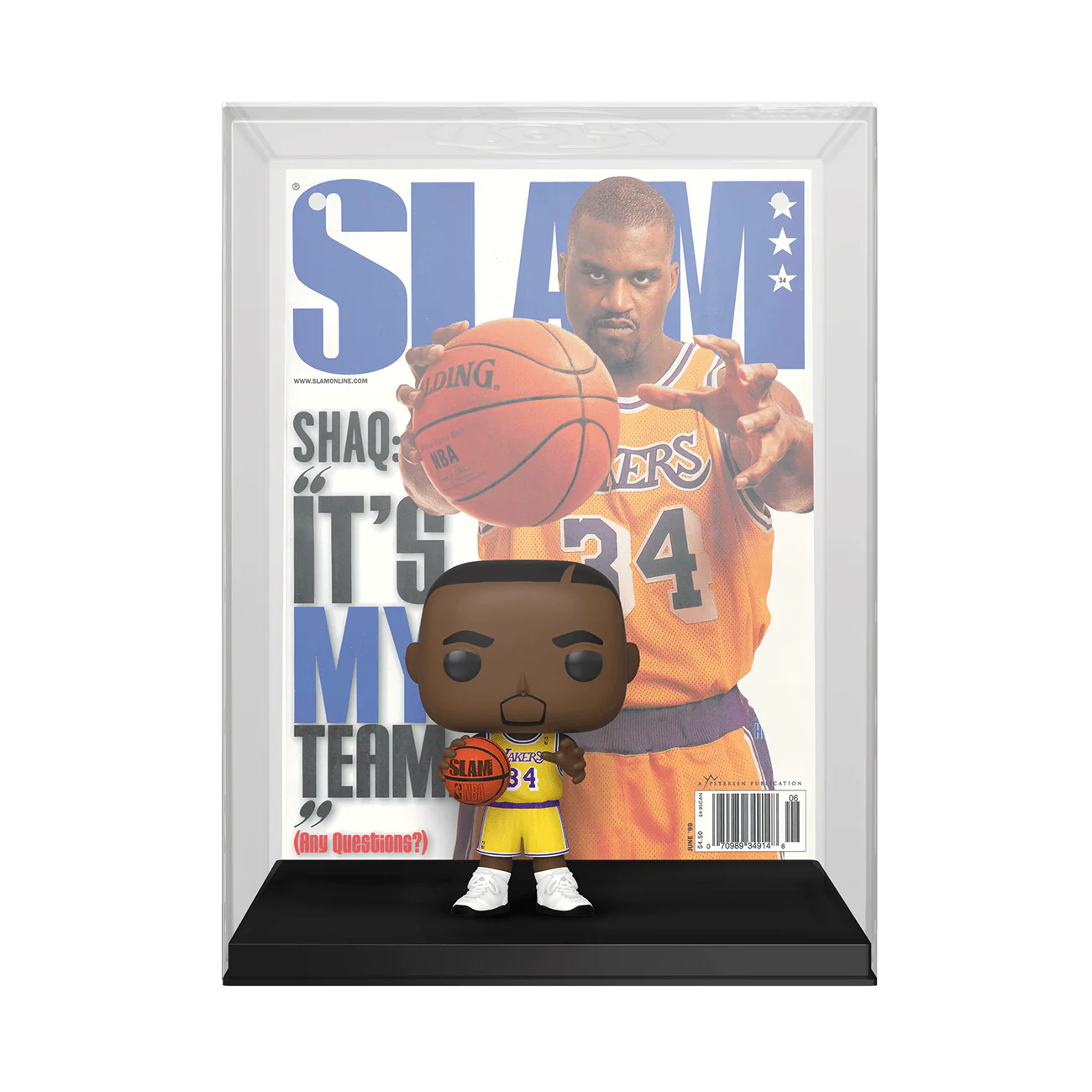 Pop! Magazine Covers: Slam NBA Los Angeles Lakers Shaquille O'Neal Vinyl Figure