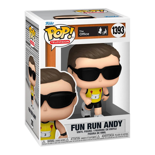 Figura de vinilo de Andy Fun Run de Pop TV The Office
