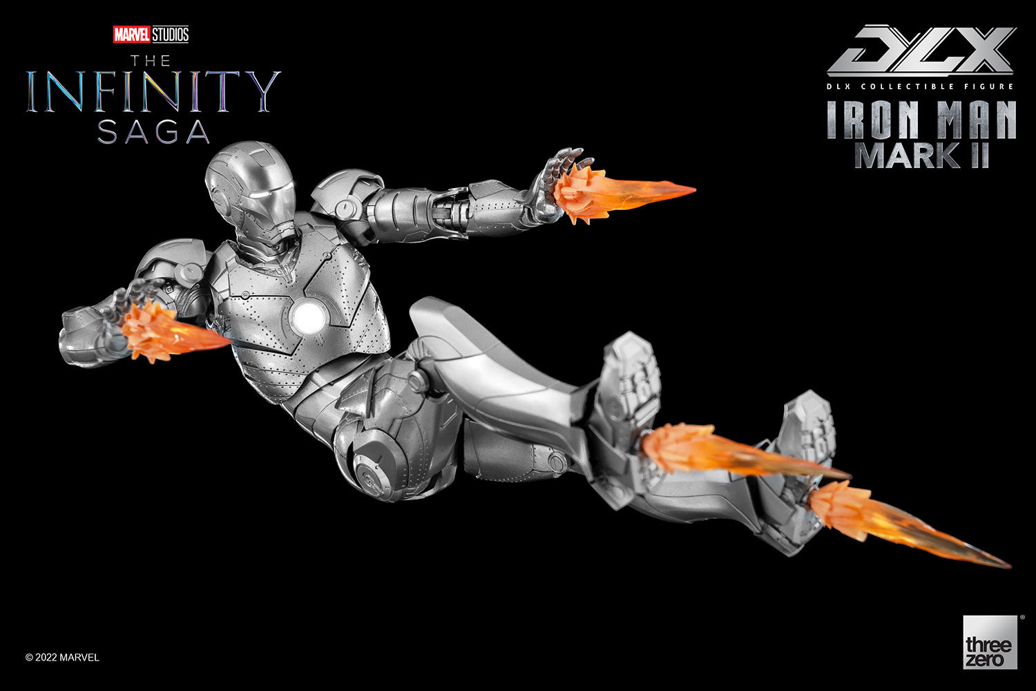 Threezero - Marvel Infinity Saga Deluxe Iron Man Mark 2 Action Figure