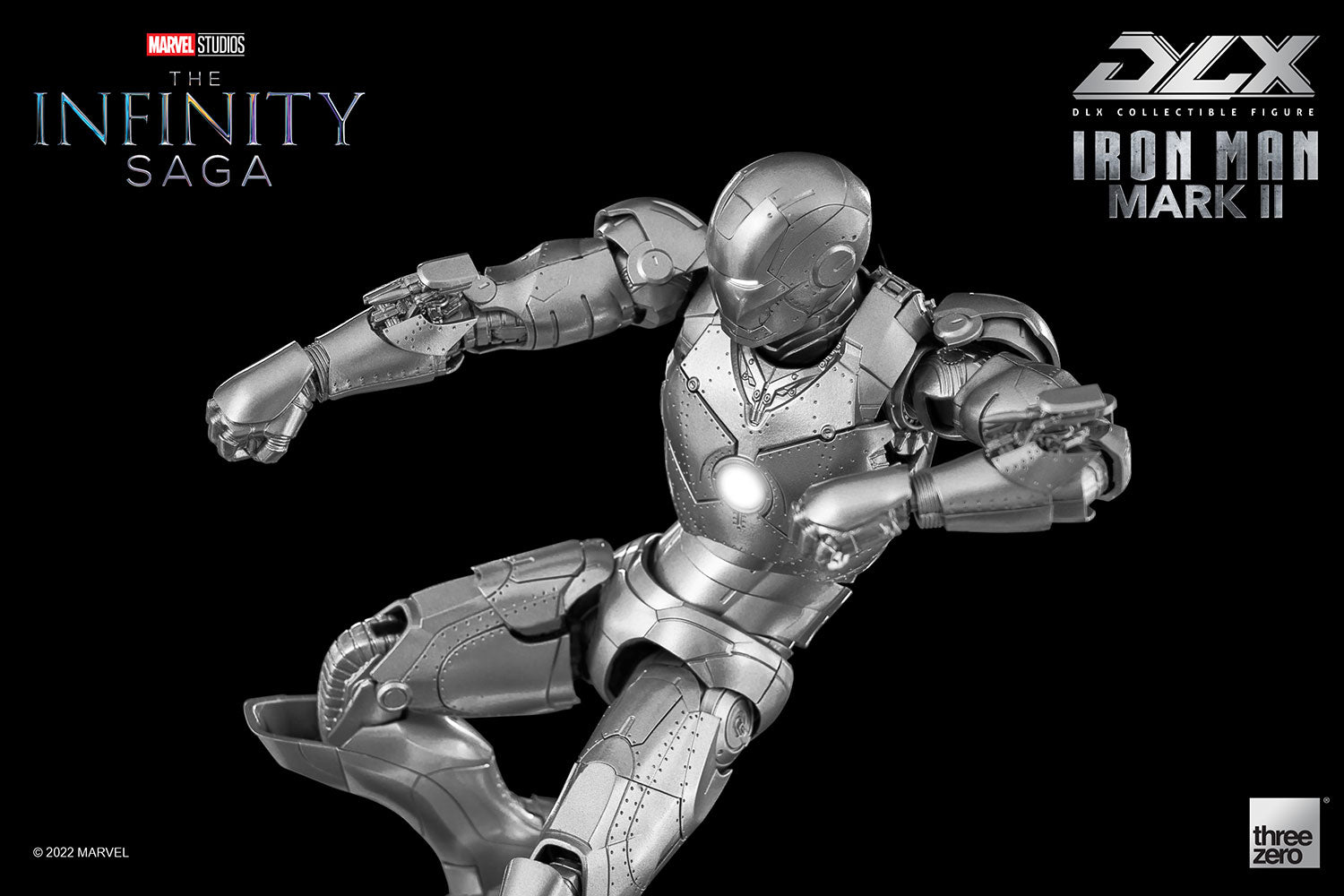 Threezero - Marvel Infinity Saga Deluxe Iron Man Mark 2 Action Figure