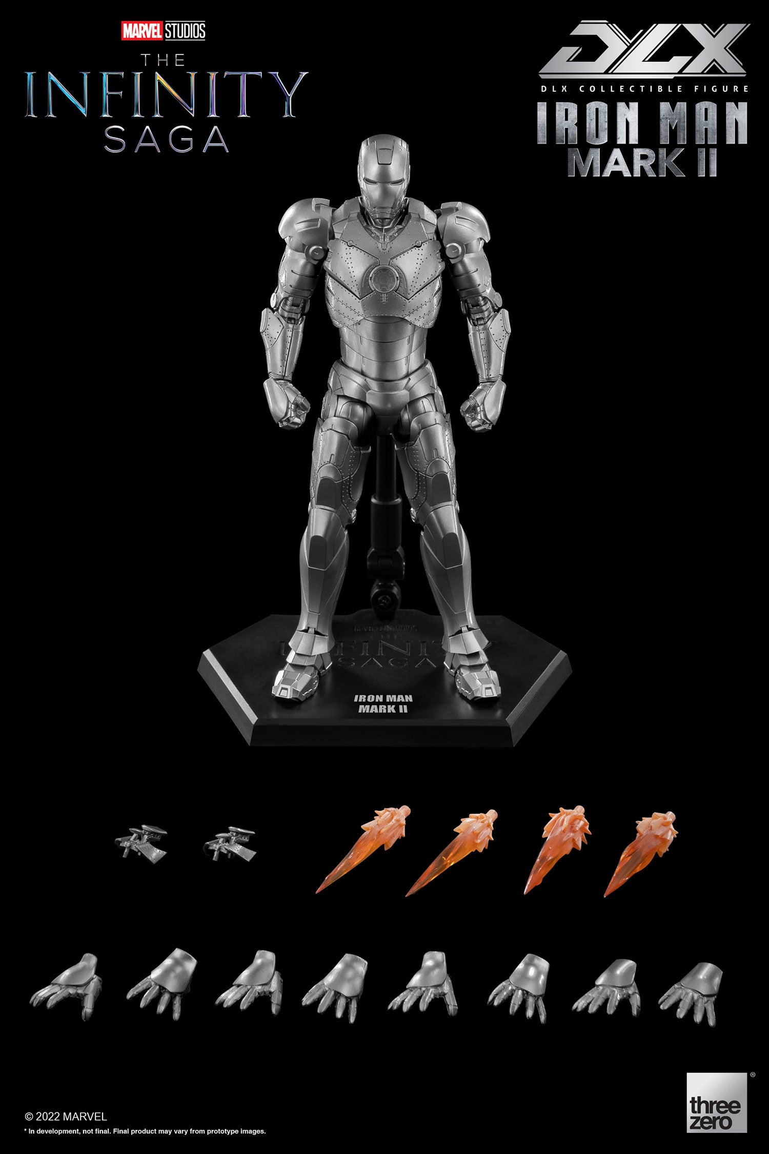 Threezero - Marvel Infinity Saga Deluxe Iron Man Mark 2 Action Figure
