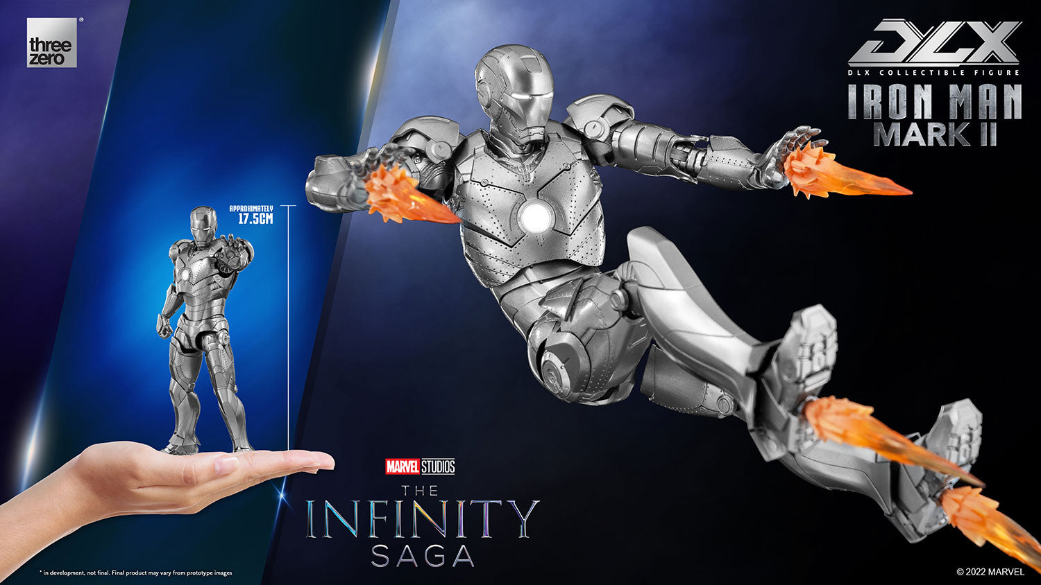 Threezero - Marvel Infinity Saga Deluxe Iron Man Mark 2 Action Figure