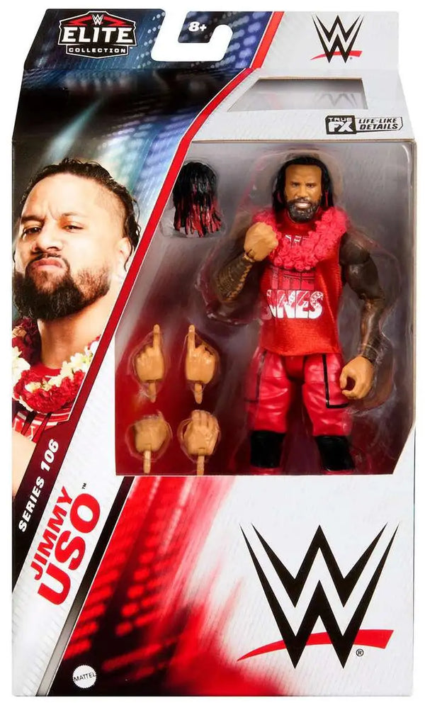 ❮❯ WWE Wrestling Elite Collection Série 106 Jimmy Uso Figurine