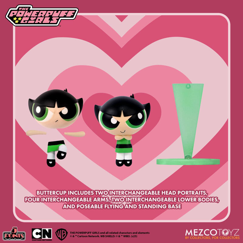 Mezco Toyz 5 Points: Powerpuff Girls - Buttercup