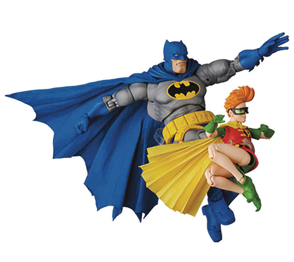 Dark Knight renvoie la figurine d'action Batman Blue Ver et Robin Mafex