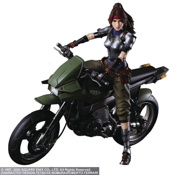 Final Fantasy Viir Play Arts Kai Jessie & Motorcycle Action Figure Set