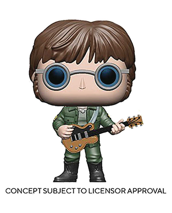 Pop Rocks Figurine en vinyle avec veste militaire John Lennon
