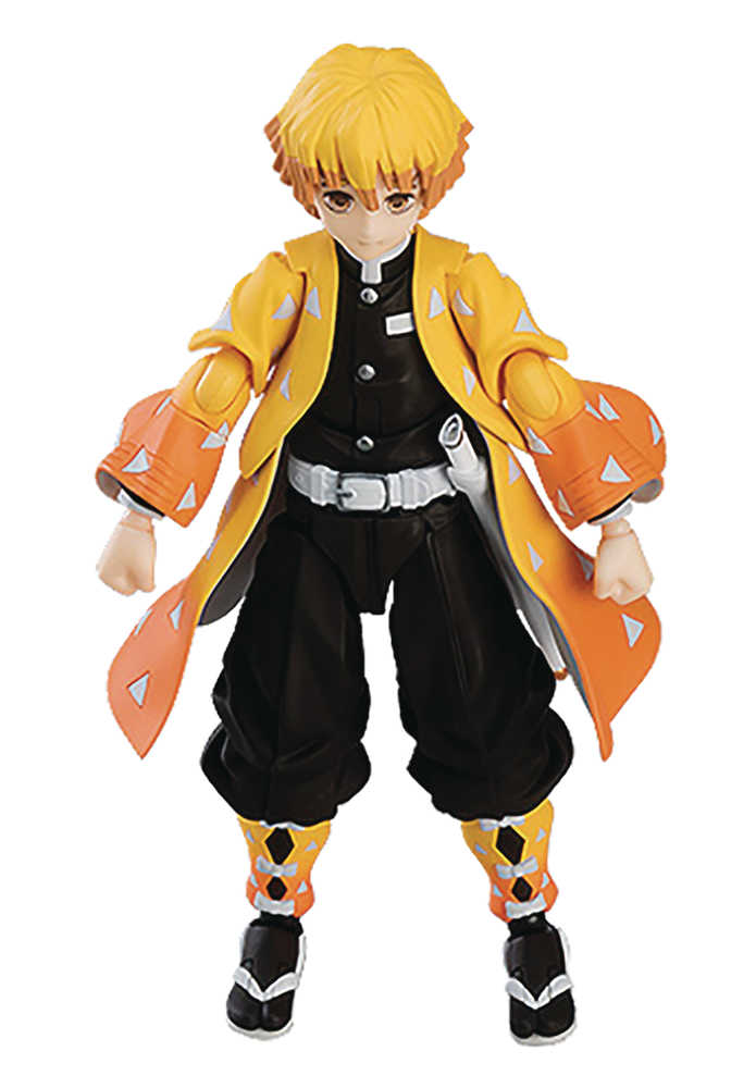 Demon Slayer Kimetsu Zenitsu Agatsuma Figma Action Figure Deluxe Ver