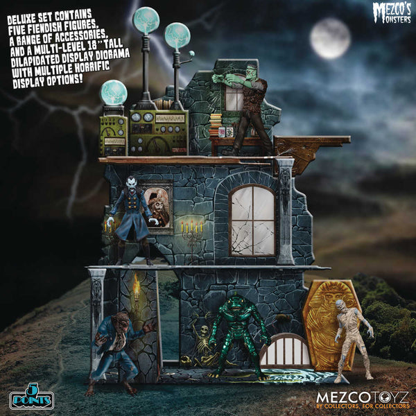5 Points Mezcos Monsters Tower Of Fear Coffret Deluxe
