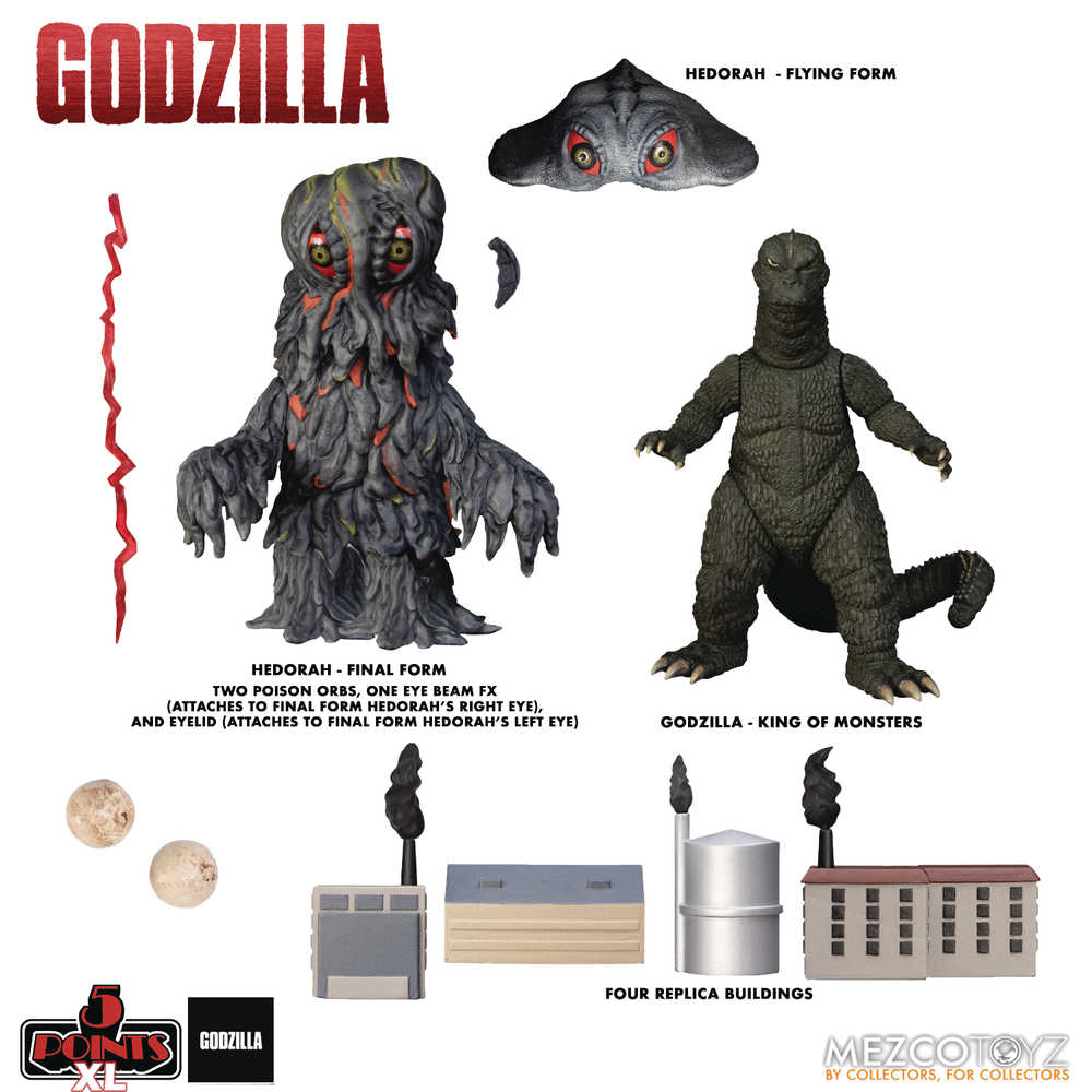 5 Points XL Godzilla vs Hedorah Box Set