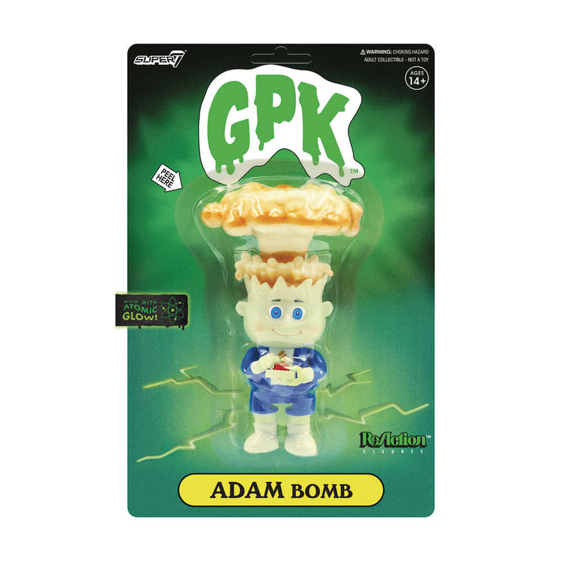 Figurine de réaction lumineuse Adam Bomb Glow de Garbage Pail Kids