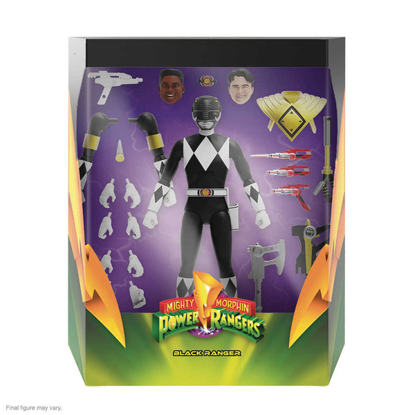 Power Rangers Ultimates W3 Black Ranger Action Figure
