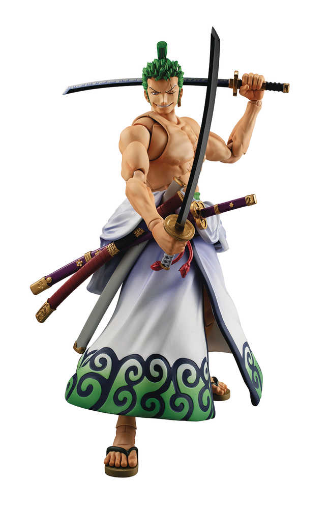 Figura de PVC de héroe de acción variable Zoro Juro de One Piece