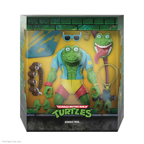 Teenage Mutant Ninja Turtles Ultimates W8 Gengis Frog Figurine d'action