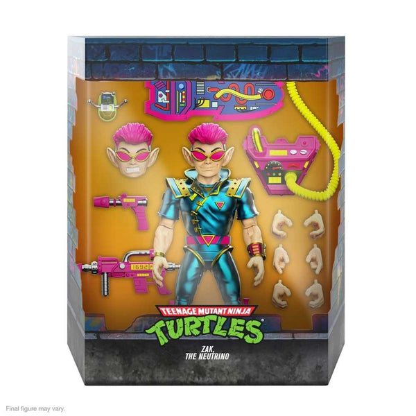 Figura de acción de Zak The Neutrino de Teenage Mutant Ninja Turtles Ultimates W9