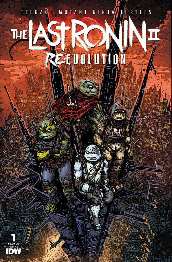 Teenage Mutant Ninja Turtles : Le dernier Ronin II - Re-Evolution #1 Variante B (Eastman)
