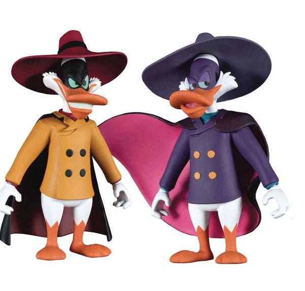 Coffret de figurines d'action de luxe Darkwing Duck &amp; Negaduck