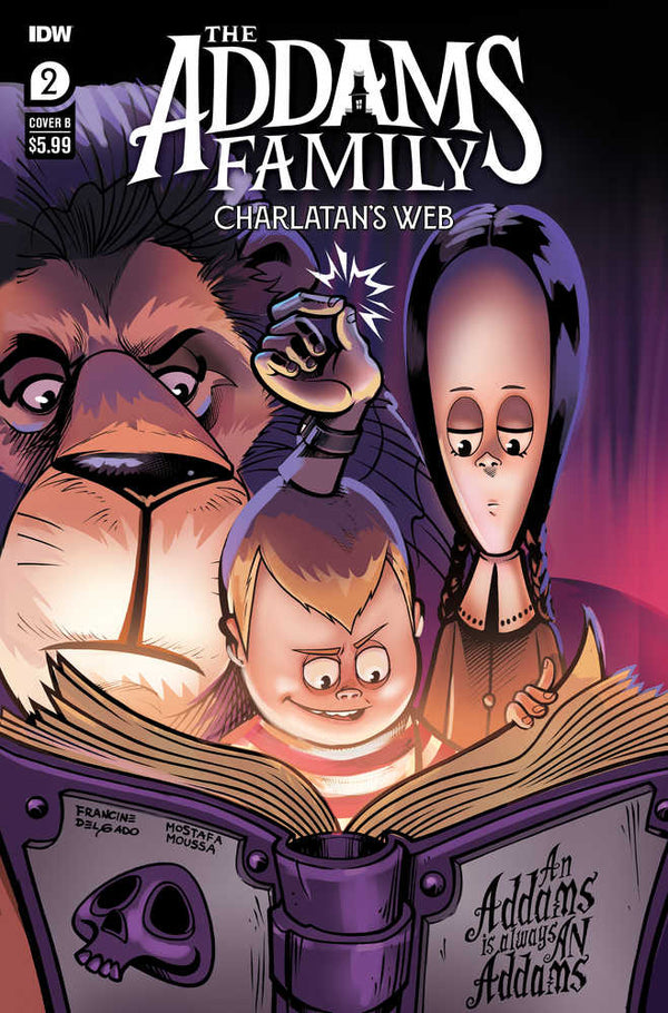 La Familia Addams Charlatans Web #2 Portada B Delgado