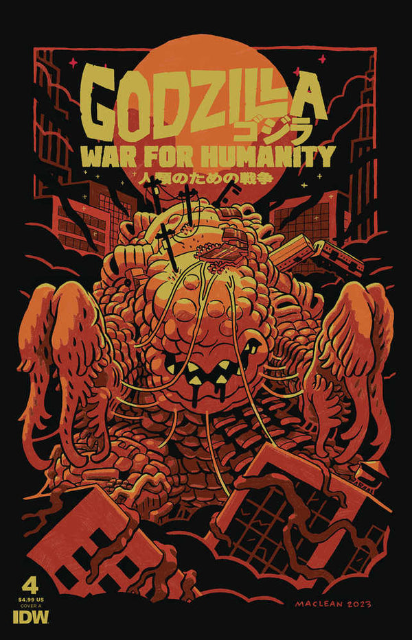 Godzilla War For Humanity #4 Couvre A Maclean