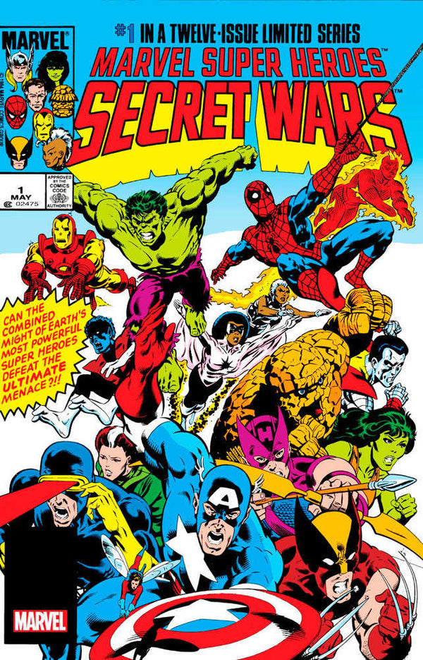 Marvel Super Heroes Secret Wars 1 édition fac-similé