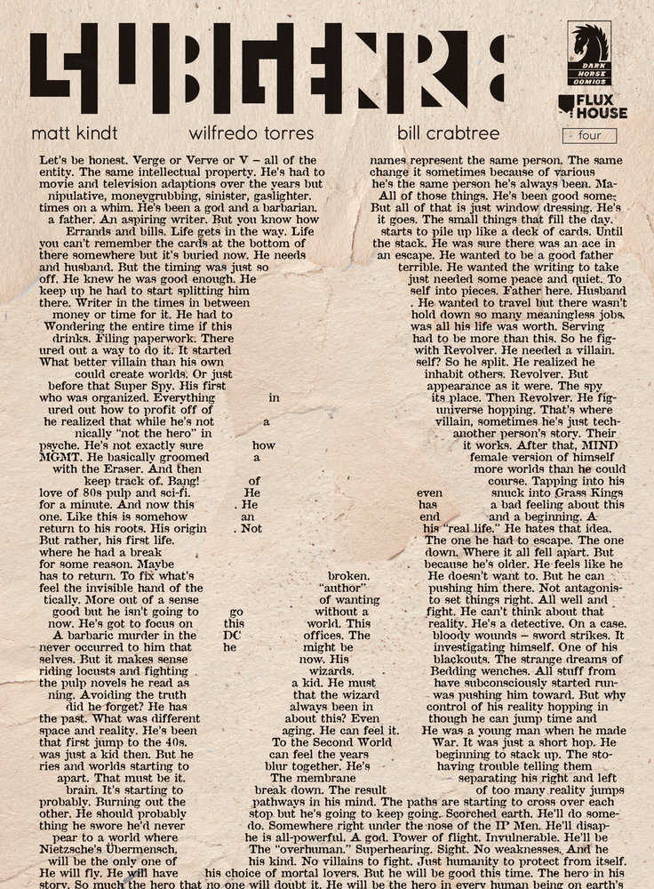 Subgenre #4 (Cover A) (Matt Kindt)