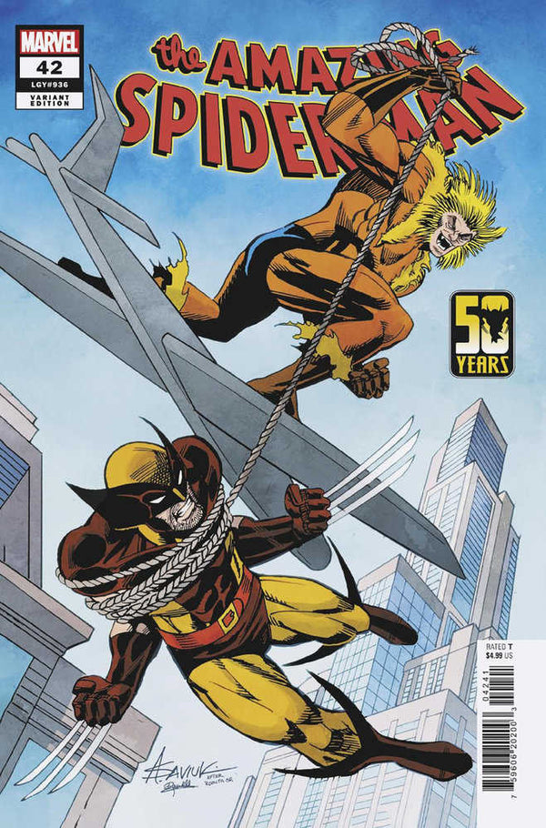 Amazing Spider-Man 42 Alex Saviuk Wolverine Wolverine Wolverine Variant [Gw]