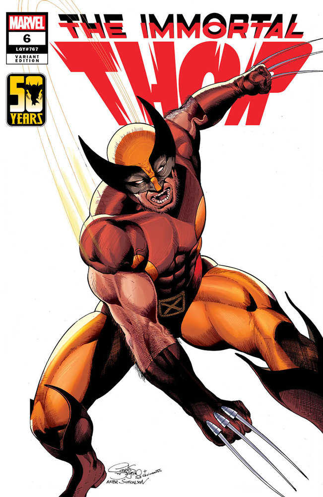 Immortal Thor 6 Carlos Magno Wolverine Wolverine Wolverine Variant