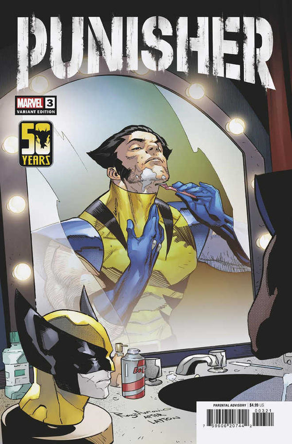 Punisher 3 Roge Antonio Wolverine Wolverine Variante de Wolverine