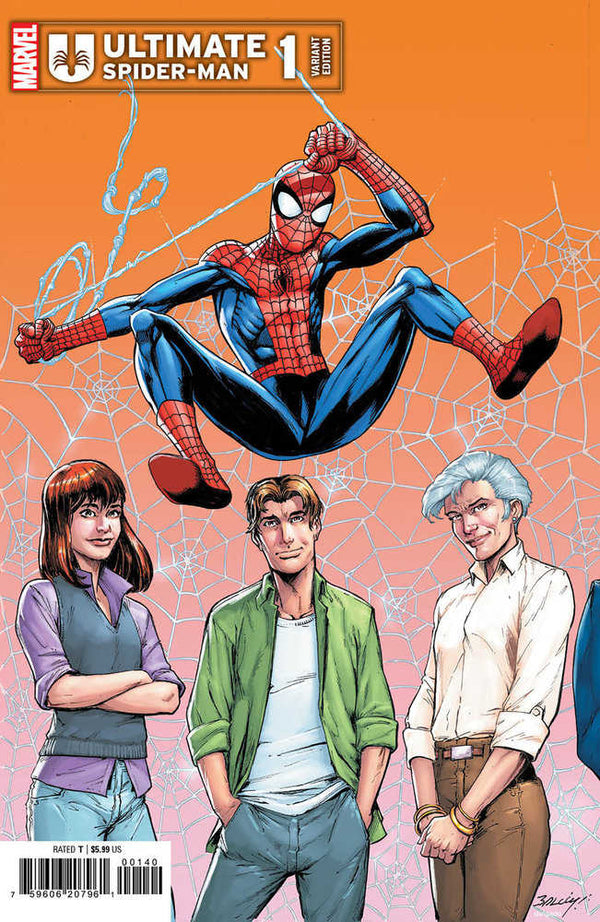 Variante de conexión de Ultimate Spider-Man #1 Mark Bagley