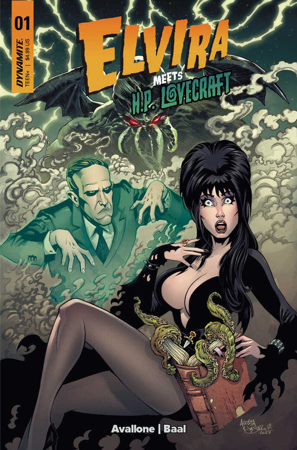 Elvira conoce a Hp Lovecraft #1 Portada A Acosta